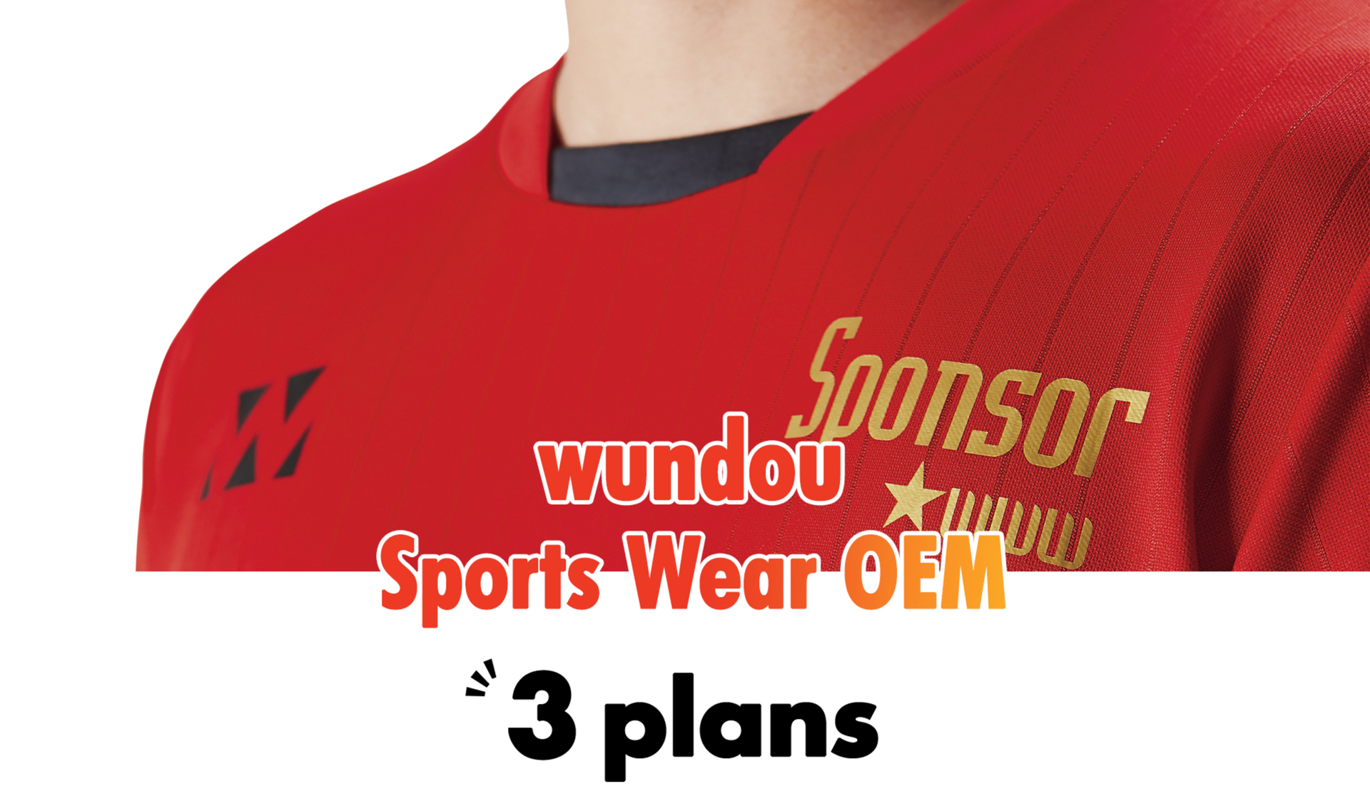 wundou Sports Wear OEM 3plans